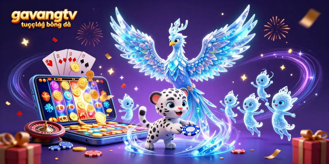 Experience gavangtv trực tiếp bóng đá with vibrant characters and dynamic gaming elements.
