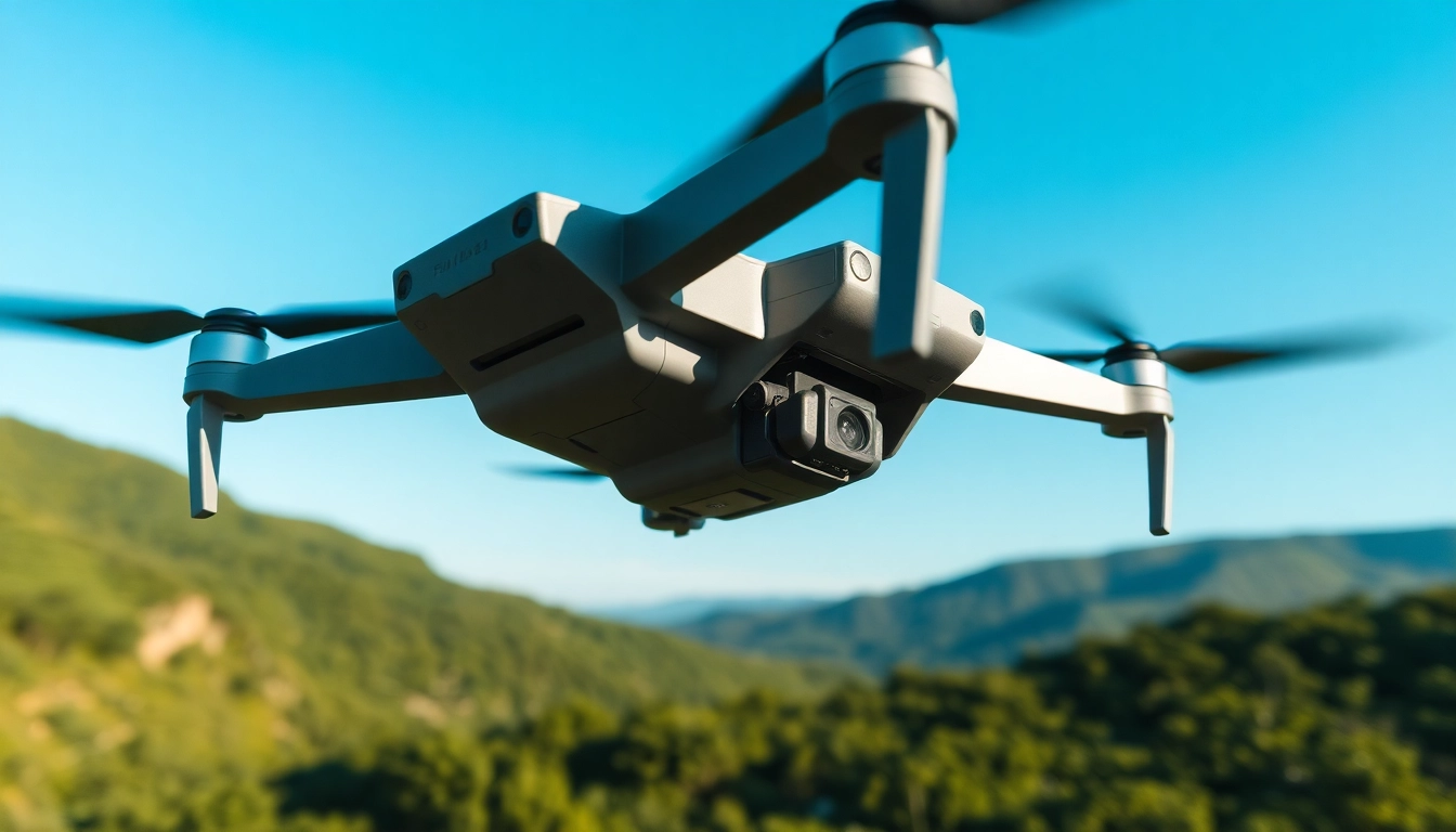 Visualizza il DJI L3 che vola sopra un paesaggio verde, evidenziandone il design avanzato e la funzionalità.
