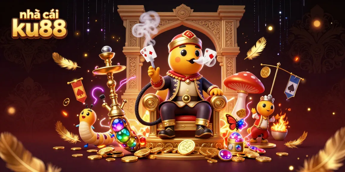 Experience the thrilling universe of nhà cái ku88 with vibrant casino-themed elements and enchanting characters.