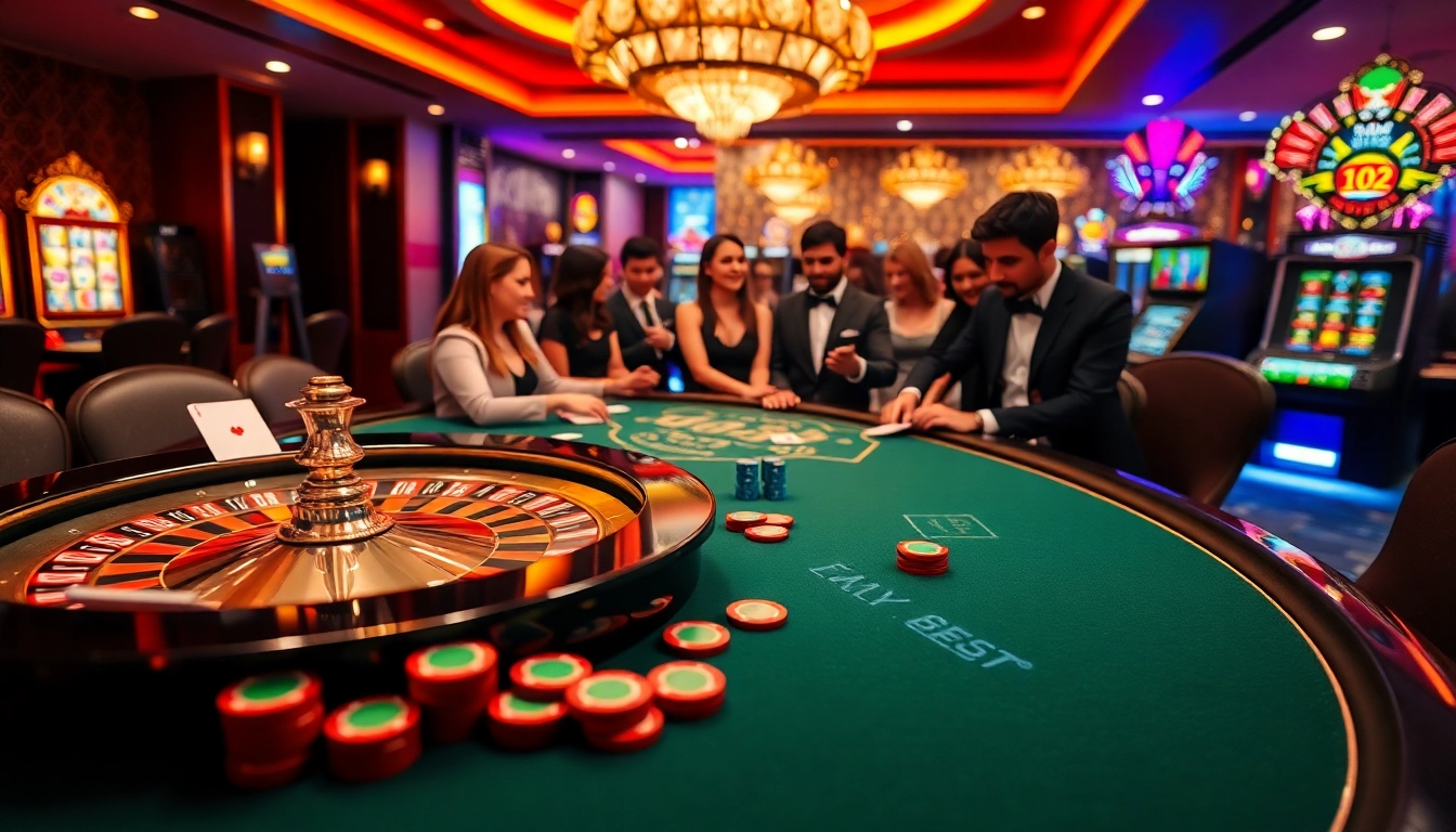Experience thrilling gameplay at UU 88 with vibrant casino elements and engaging players.