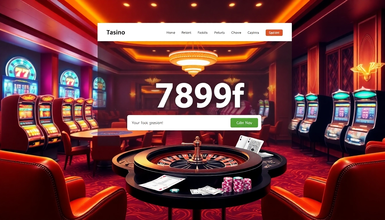 Experience thrilling gameplay at the website 789f with vibrant casino elements and luxurious ambiance.