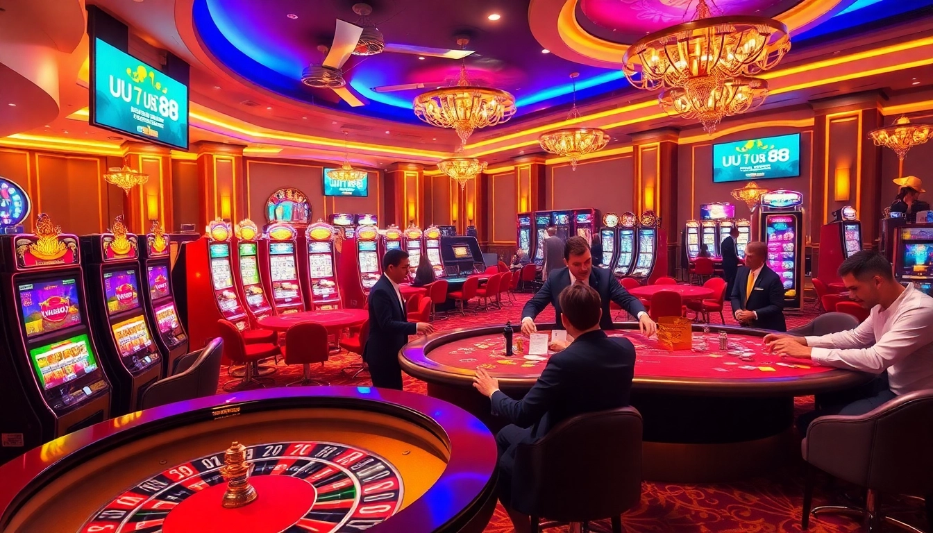 Experience the excitement of gambling at UU 88 with vibrant casino games and luxury.