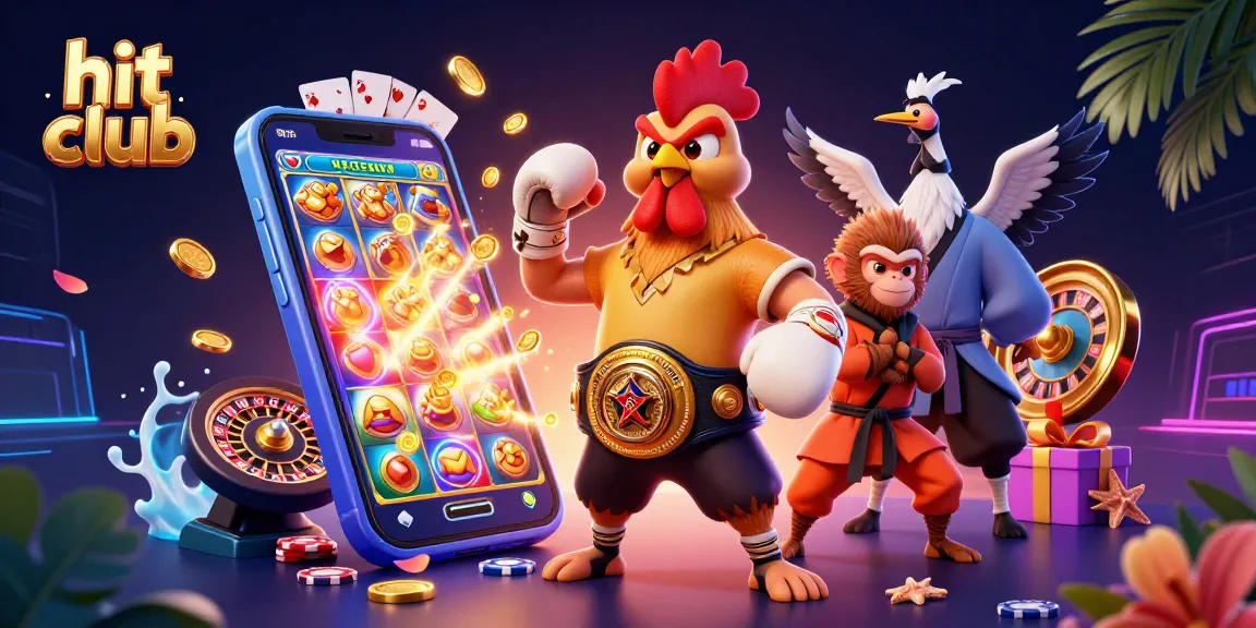 Engage in thrilling gameplay at hit club with dynamic casino elements and characters.