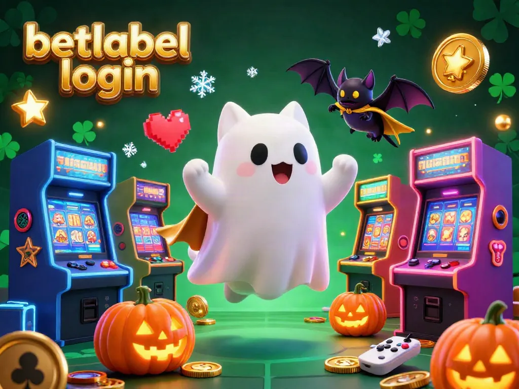 Experience the thrill of betlabel login with 3D cartoon characters in a lively casino setting.